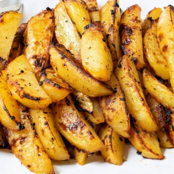 Greek Lemon Oregano Potatoes - A Family Feast