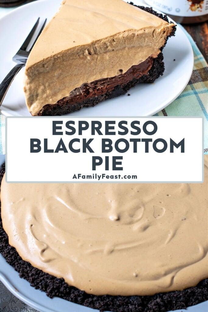 एस्प्रेसो ब्लैक बॉटम पाई - एक पारिवारिक दावत