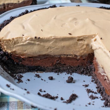 Espresso Black Bottom Pie - A Family Feast