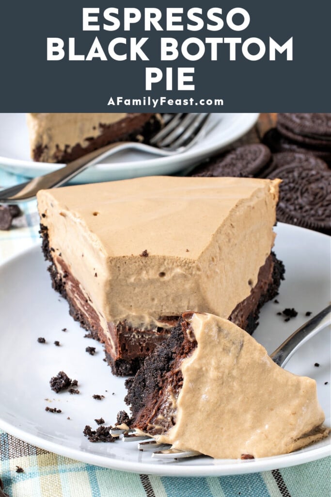 एस्प्रेसो ब्लैक बॉटम पाई - एक पारिवारिक दावत