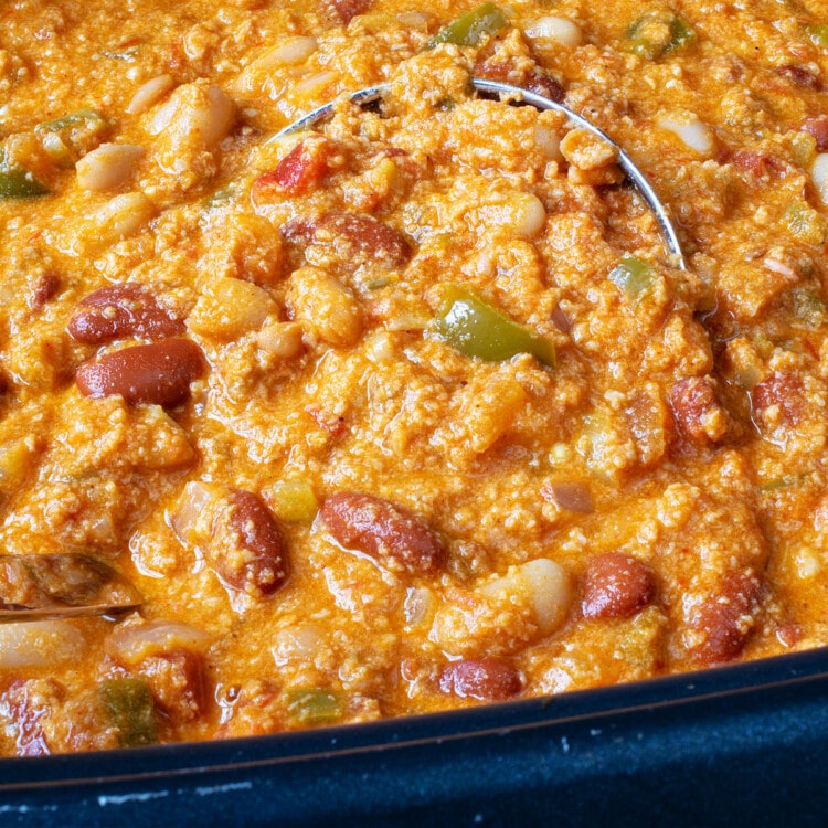 Slow Cooker Buffalo Chicken Chili - A Family Feast