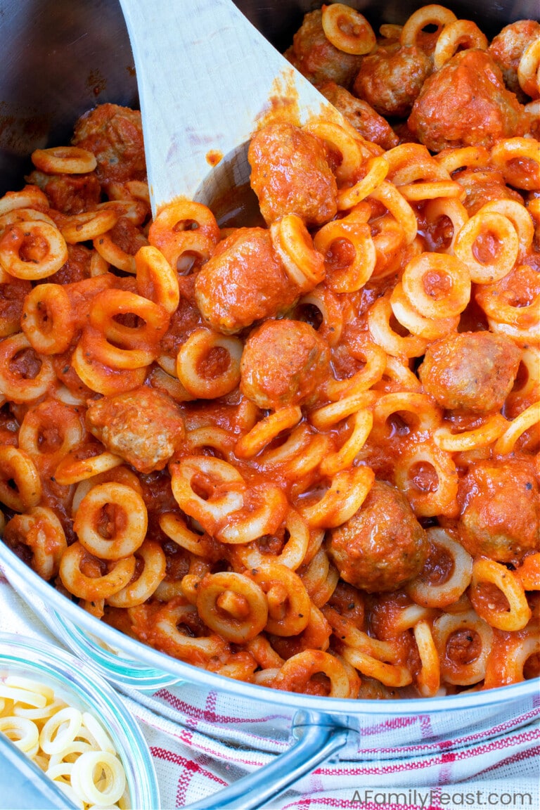 Homemade Spaghetti-Os with Meatballs - A Family Feast