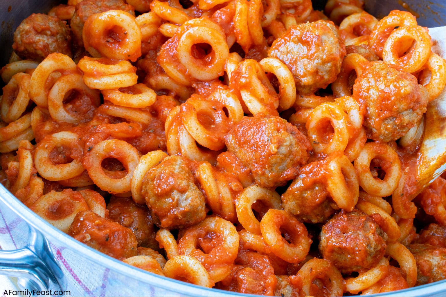 Homemade Os Homemade Spaghetti-Os with Meatballs - A Family Feast®