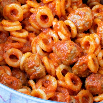 Homemade Spaghetti-Os with Meatballs - A Family Feast