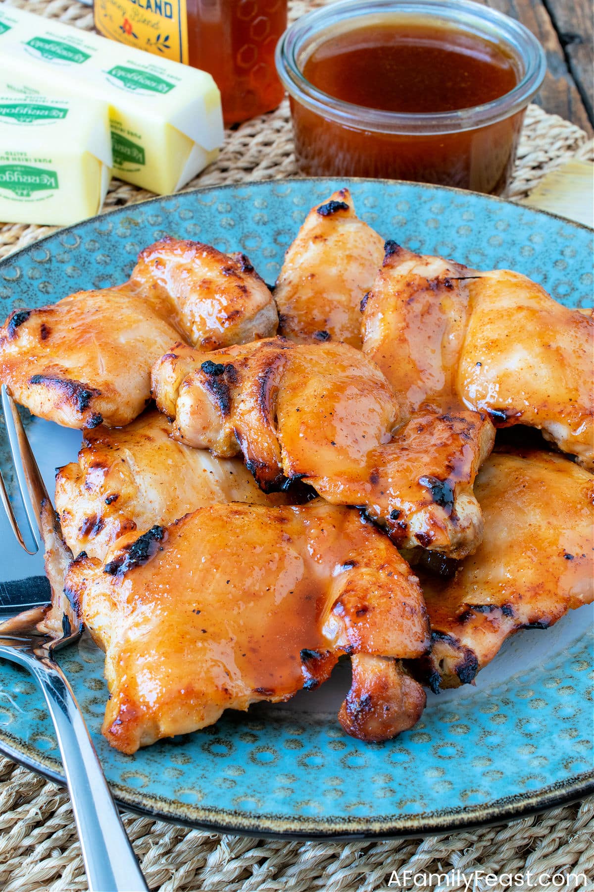 Honey Butter Chicken Thighs - A Family Feast