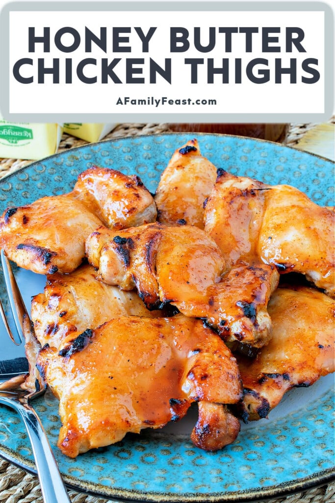 हनी बटर चिकन जांघें - एक पारिवारिक दावत
