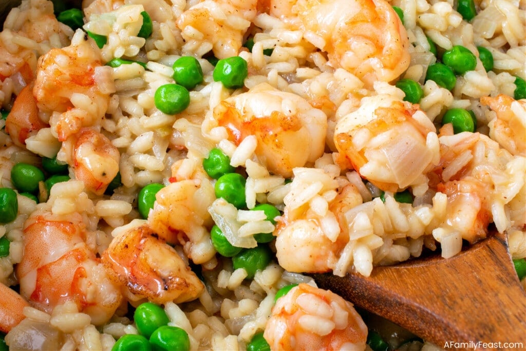 Shrimp Risotto - A Family Feast