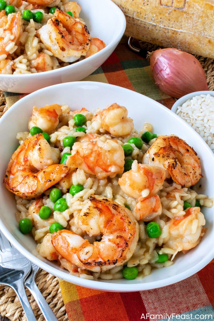Shrimp Risotto - A Family Feast