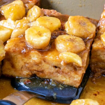 Bananas Foster Bread Pudding - A Family Feast