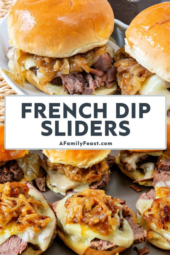 फ़्रेंच डिप स्लाइडर - एक पारिवारिक दावत