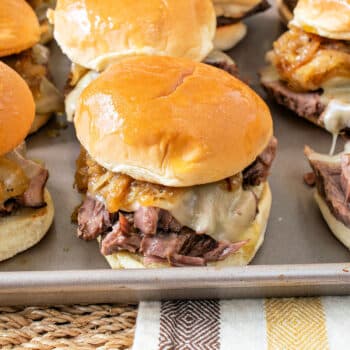 French Dip Sliders - A Family Feast