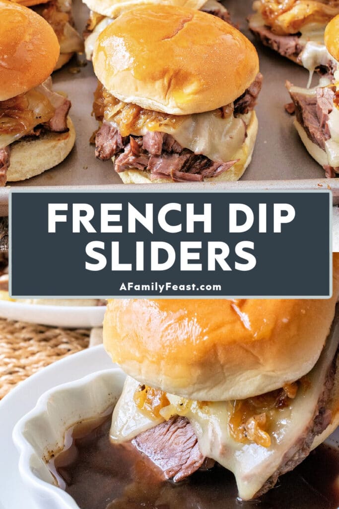 फ़्रेंच डिप स्लाइडर - एक पारिवारिक दावत