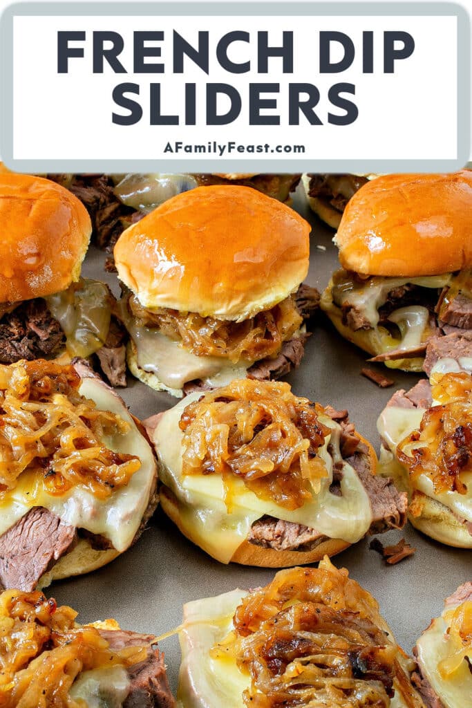 फ़्रेंच डिप स्लाइडर - एक पारिवारिक दावत