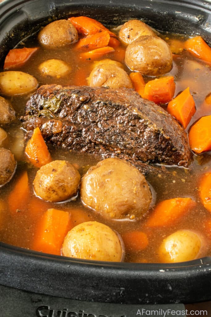 Slow Cooker Chuck Roast - A Family Feast