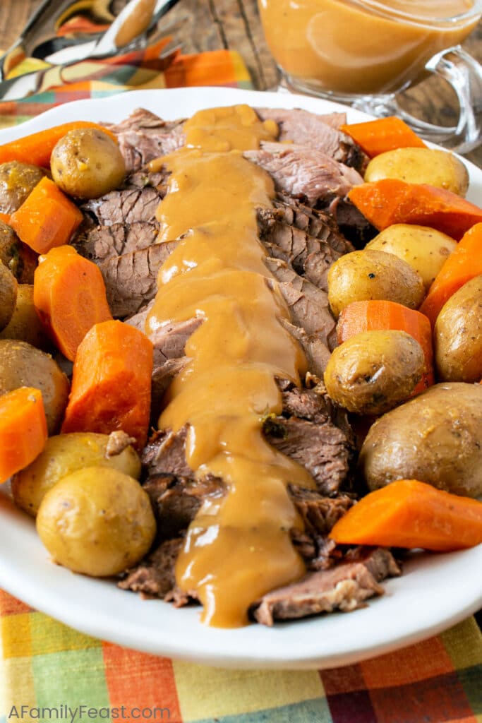 Slow Cooker Chuck Roast - A Family Feast