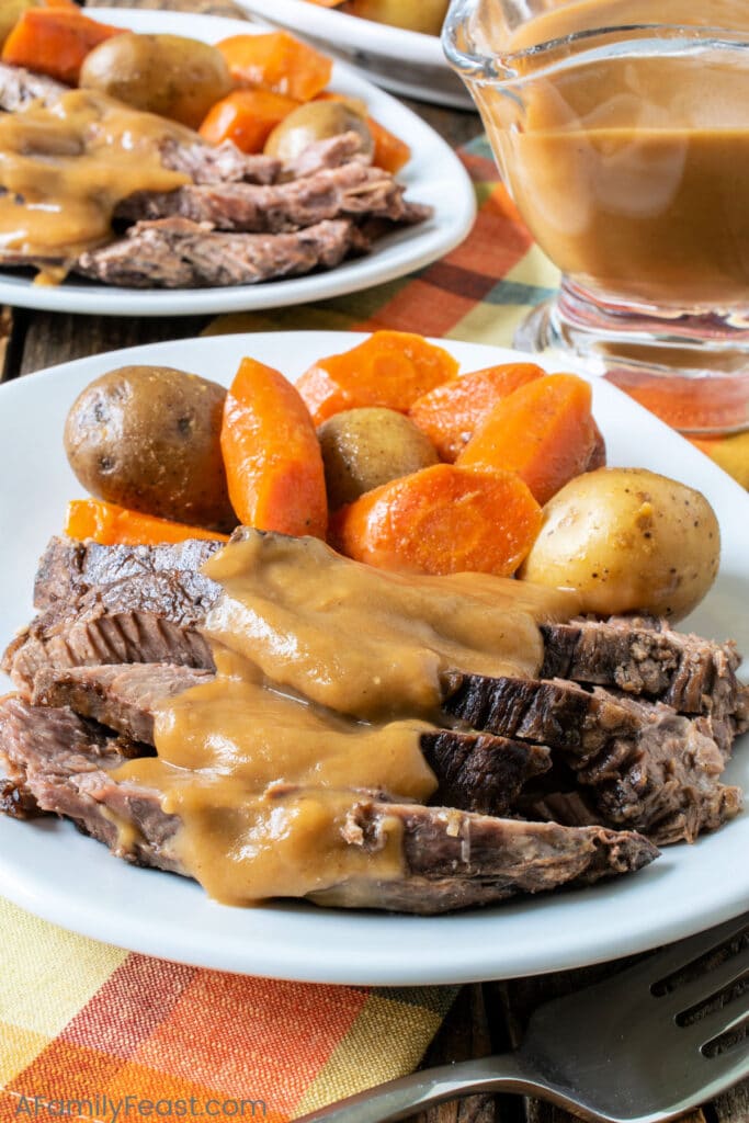 Slow Cooker Chuck Roast - A Family Feast