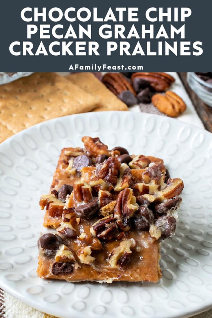 Chocolate Chip Pecan Graham Cracker Pralines - A Family Feast