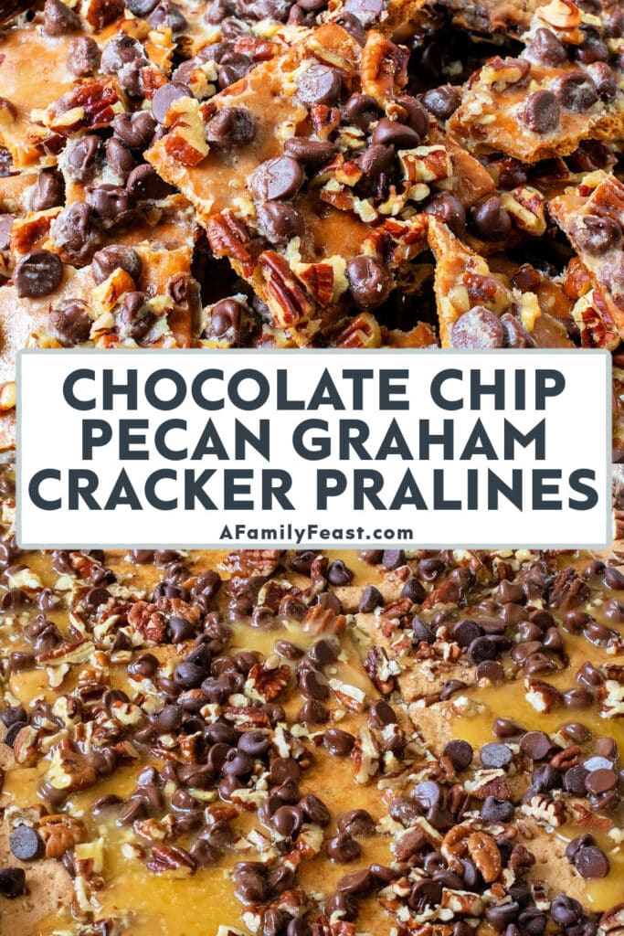 Chocolate Chip Pecan Graham Cracker Pralines - A Family Feast