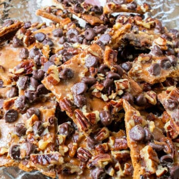 Chocolate Chip Pecan Graham Cracker Pralines - A Family Feast