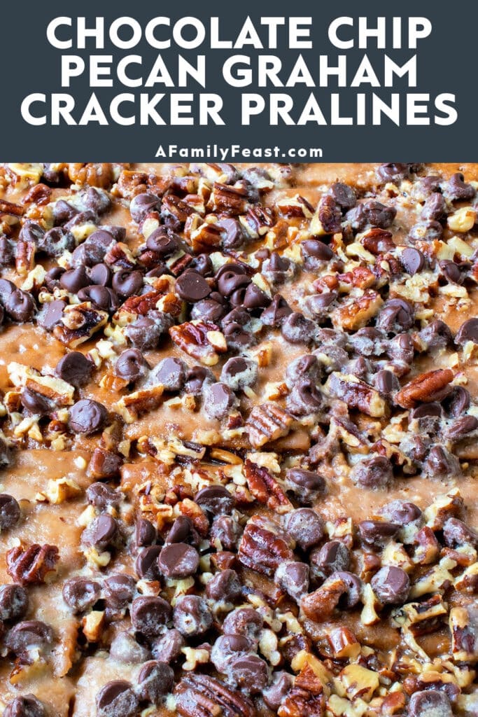 Chocolate Chip Pecan Graham Cracker Pralines - A Family Feast