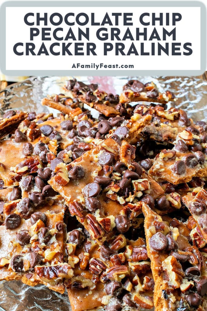 Chocolate Chip Pecan Graham Cracker Pralines - A Family Feast
