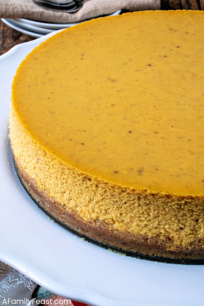 Pumpkin Cheesecake - A Family Feast