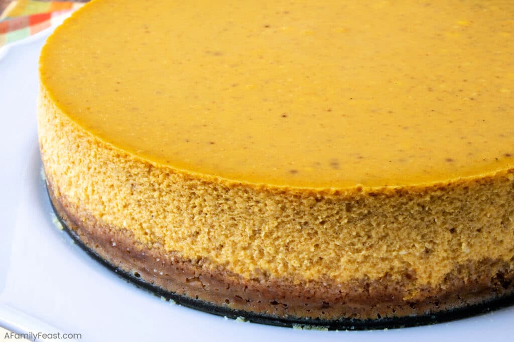 Pumpkin Cheesecake - A Family Feast