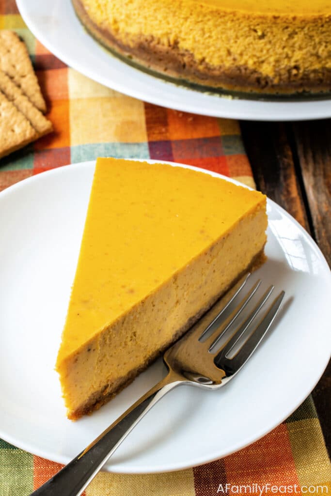 Pumpkin Cheesecake - A Family Feast