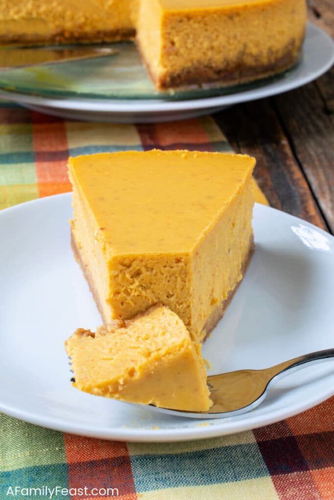 Pumpkin Cheesecake - A Family Feast