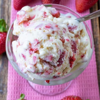 Fresh Strawberry Ice Cream - A Family Feast
