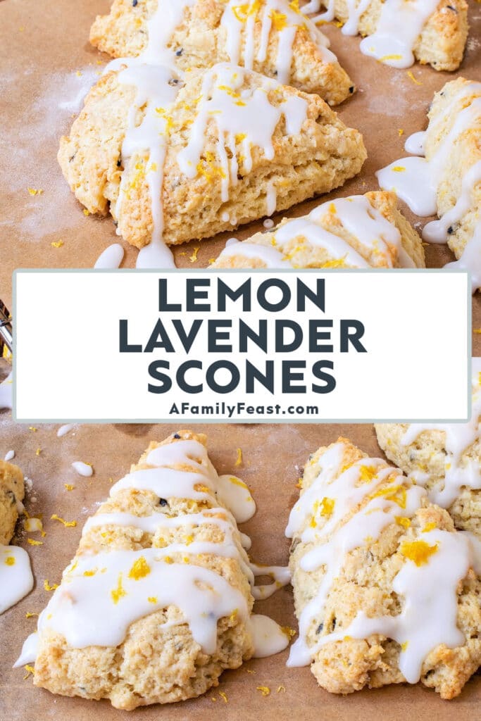 Lemon Lavender Scones - A Family Feast