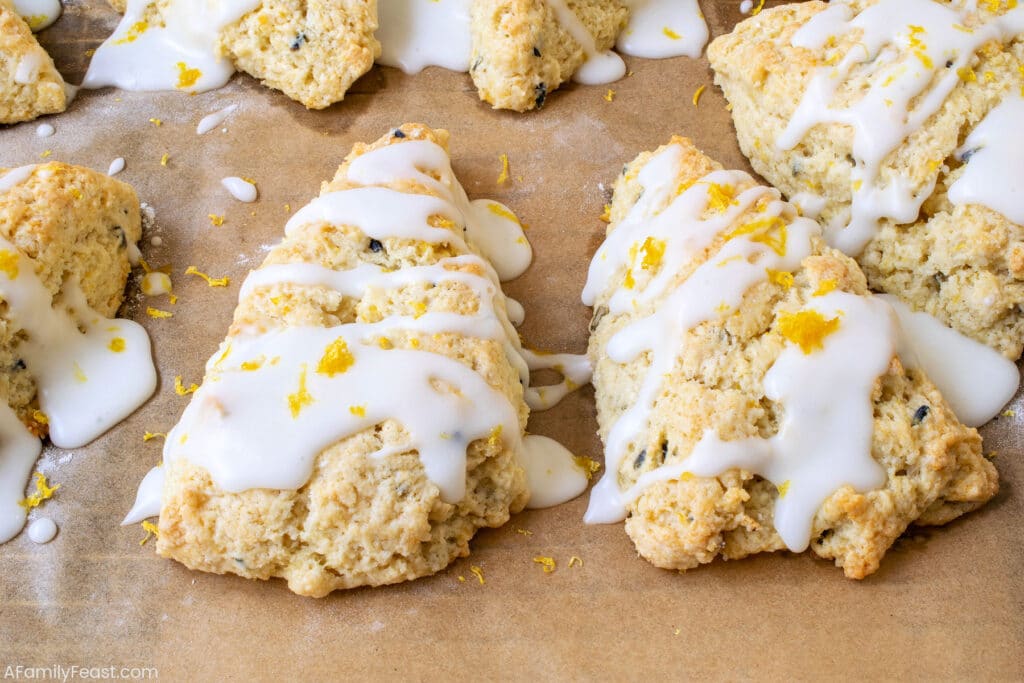Lemon Lavender Scones - A Family Feast