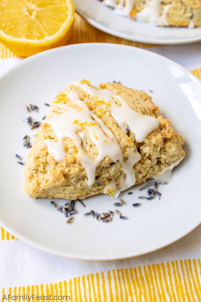 Lemon Lavender Scones - A Family Feast
