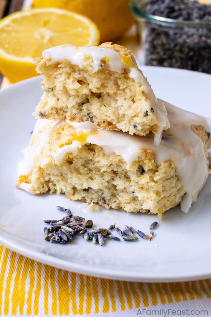 Lemon Lavender Scones - A Family Feast
