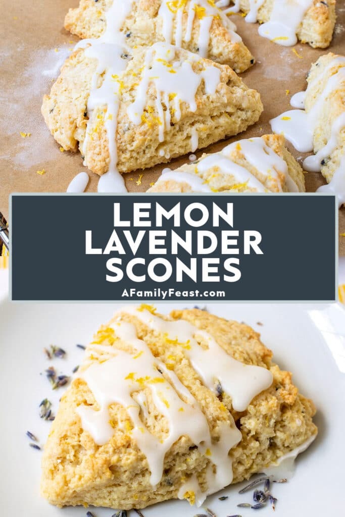 Lemon Lavender Scones - A Family Feast