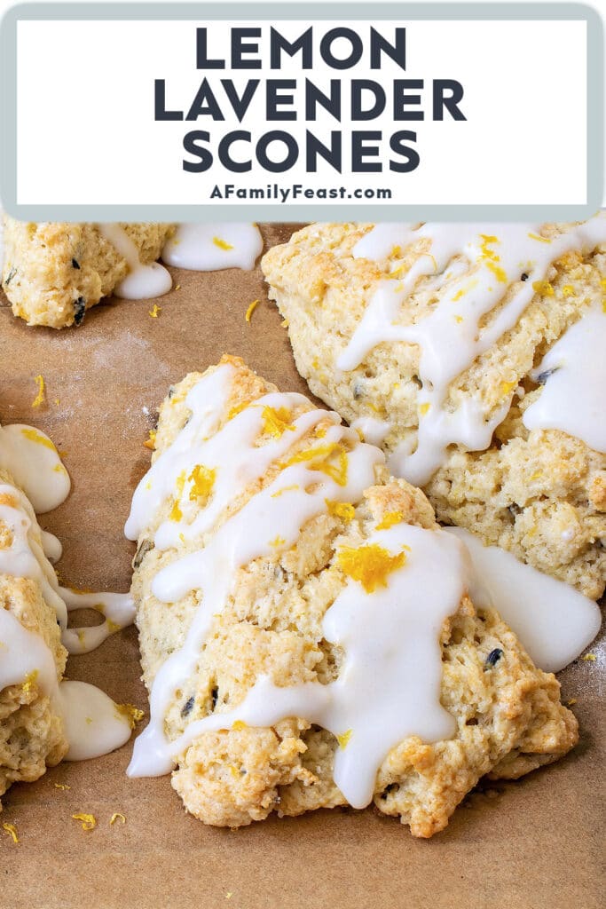 Lemon Lavender Scones - A Family Feast