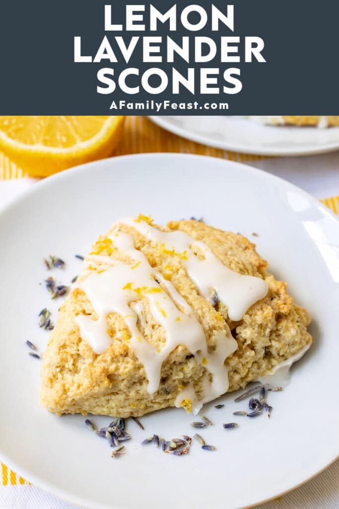 Lemon Lavender Scones - A Family Feast