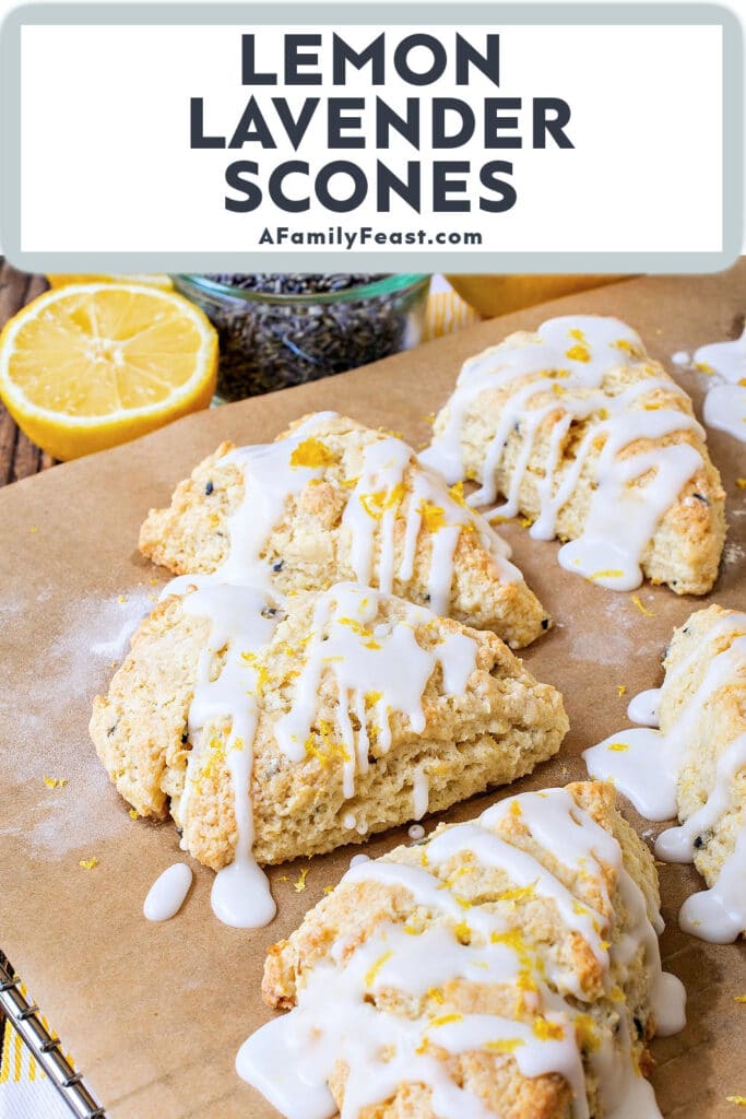Lemon Lavender Scones - A Family Feast