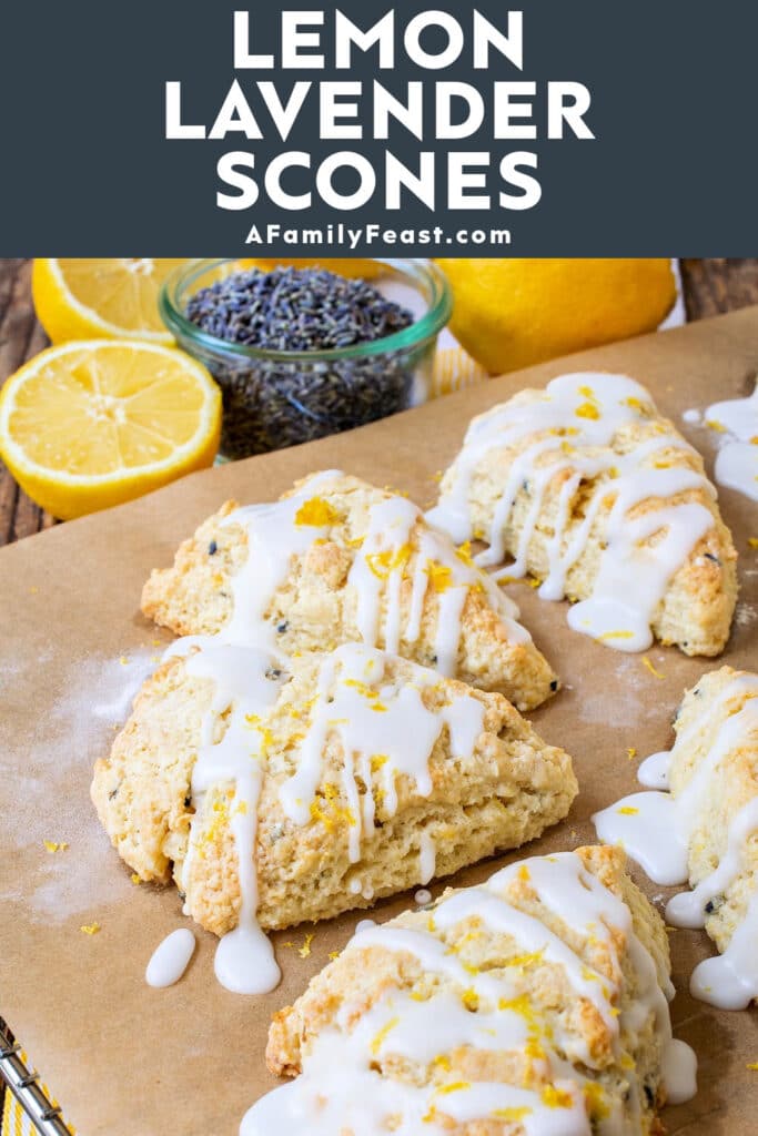 Lemon Lavender Scones - A Family Feast