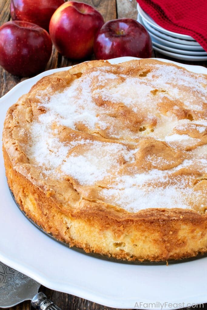 Sour Cream Apple Cake - A Family Feast