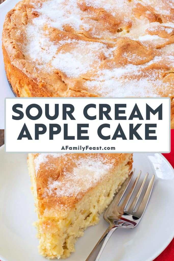 Sour Cream Apple Cake - A Family Feast