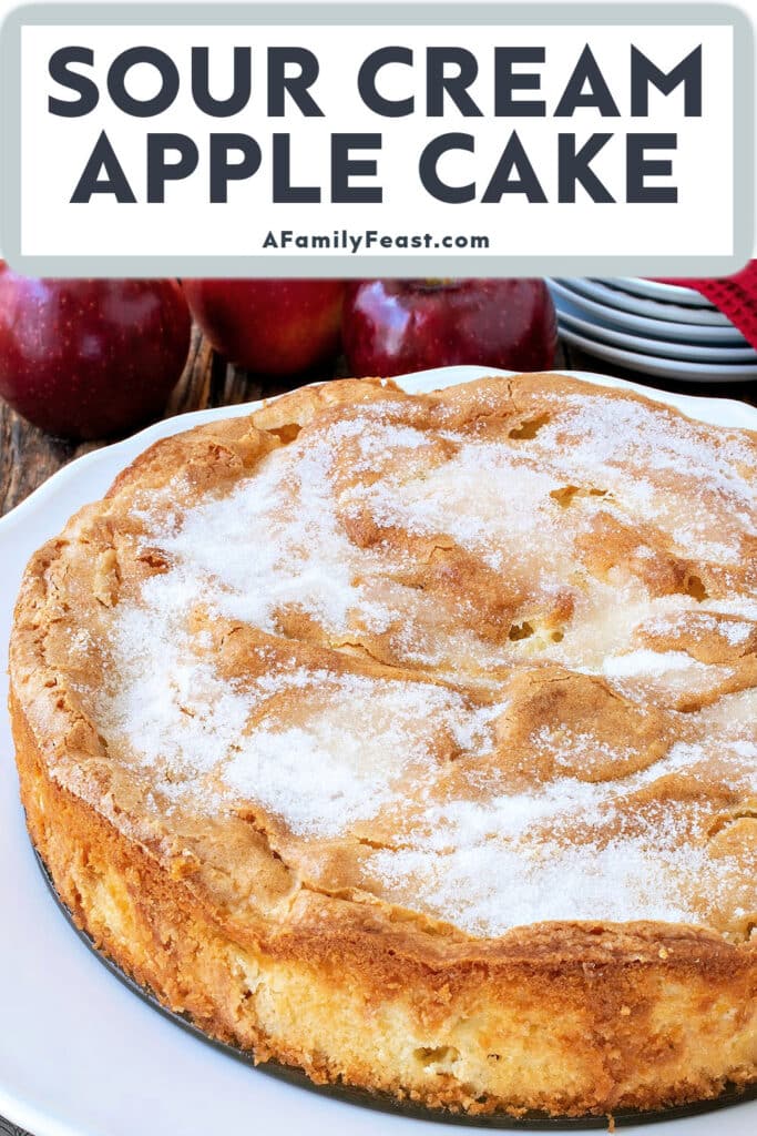 Sour Cream Apple Cake - A Family Feast