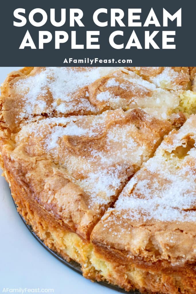 Sour Cream Apple Cake - A Family Feast