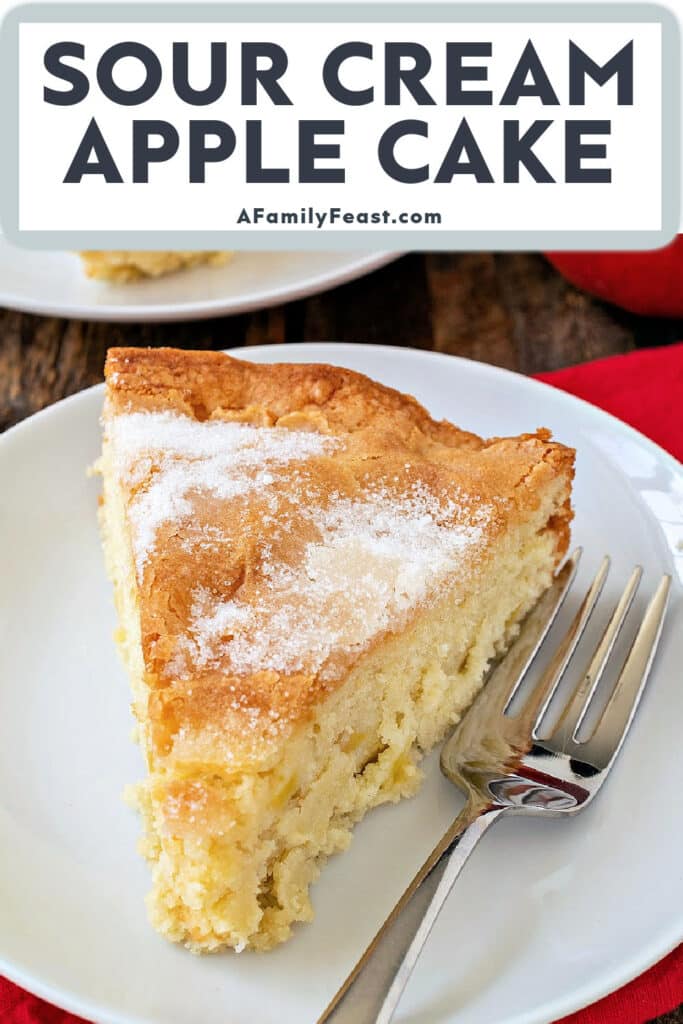 Sour Cream Apple Cake - A Family Feast