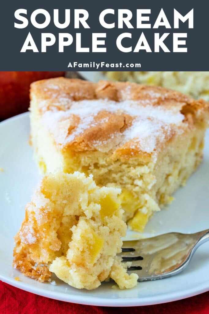 Sour Cream Apple Cake - A Family Feast