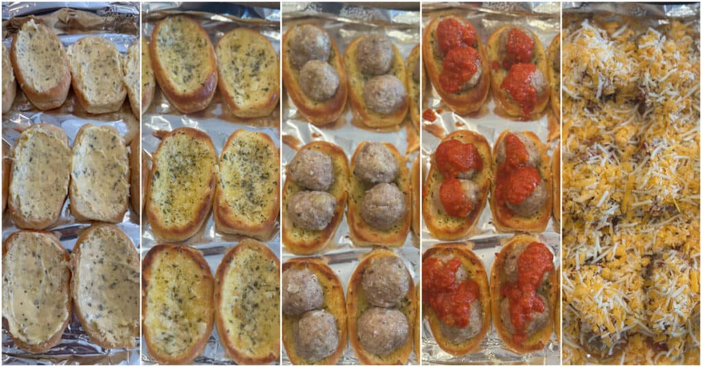 Meatball Stuffed Garlic Bread - A Family Feast
