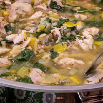 Chicken Barley Soup - A Family Feast