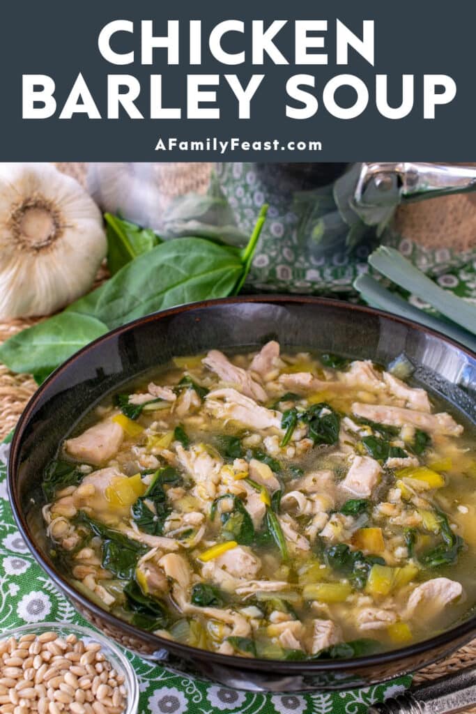 Chicken Barley Soup - A Family Feast