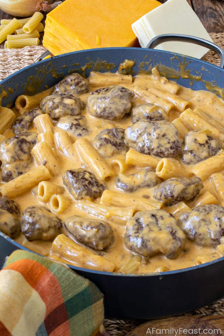 Cheeseburger Pasta - A Family Feast